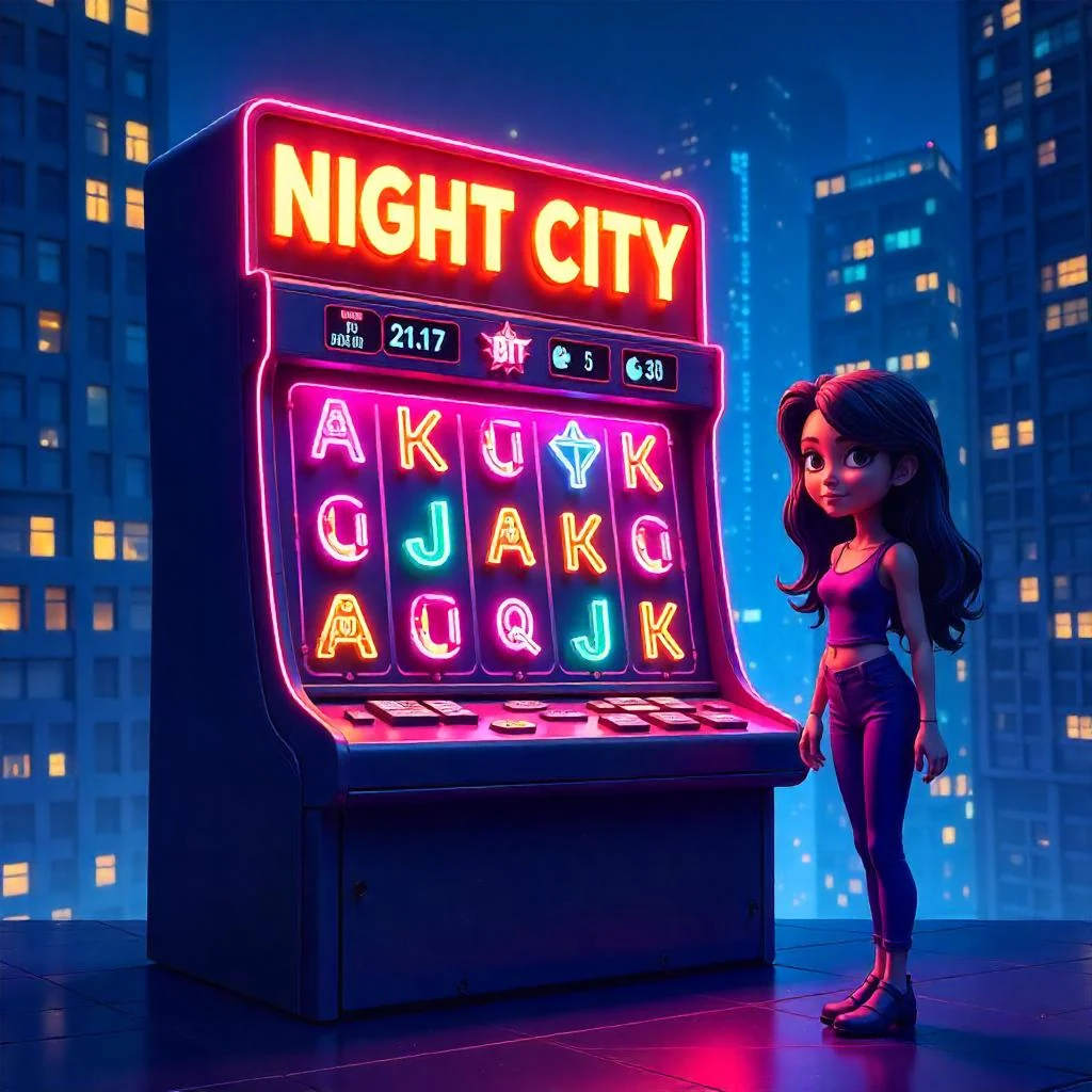 Night City Nexus Social Game Poster